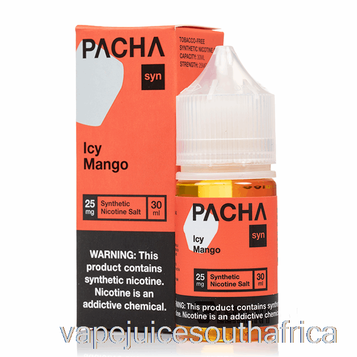 Vape Juice South Africa Icy Mango - Pachamama Salts - 30Ml 50Mg